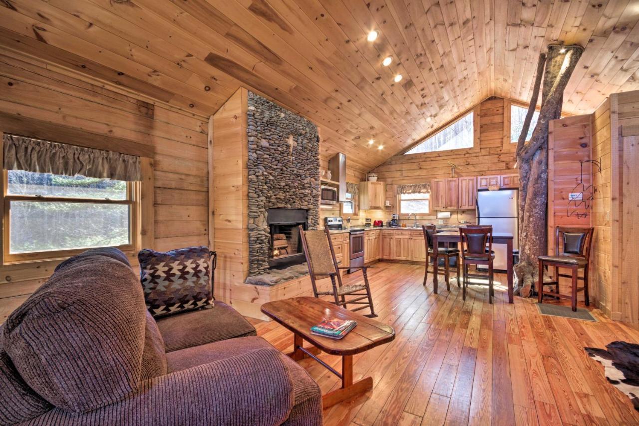 Bryson City Cabin With Wraparound Deck And Hot Tub Dış mekan fotoğraf