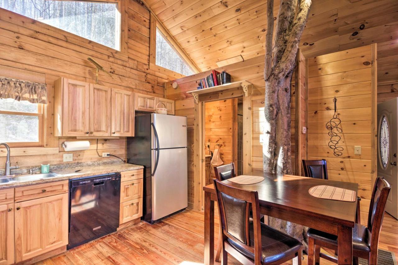 Bryson City Cabin With Wraparound Deck And Hot Tub Dış mekan fotoğraf