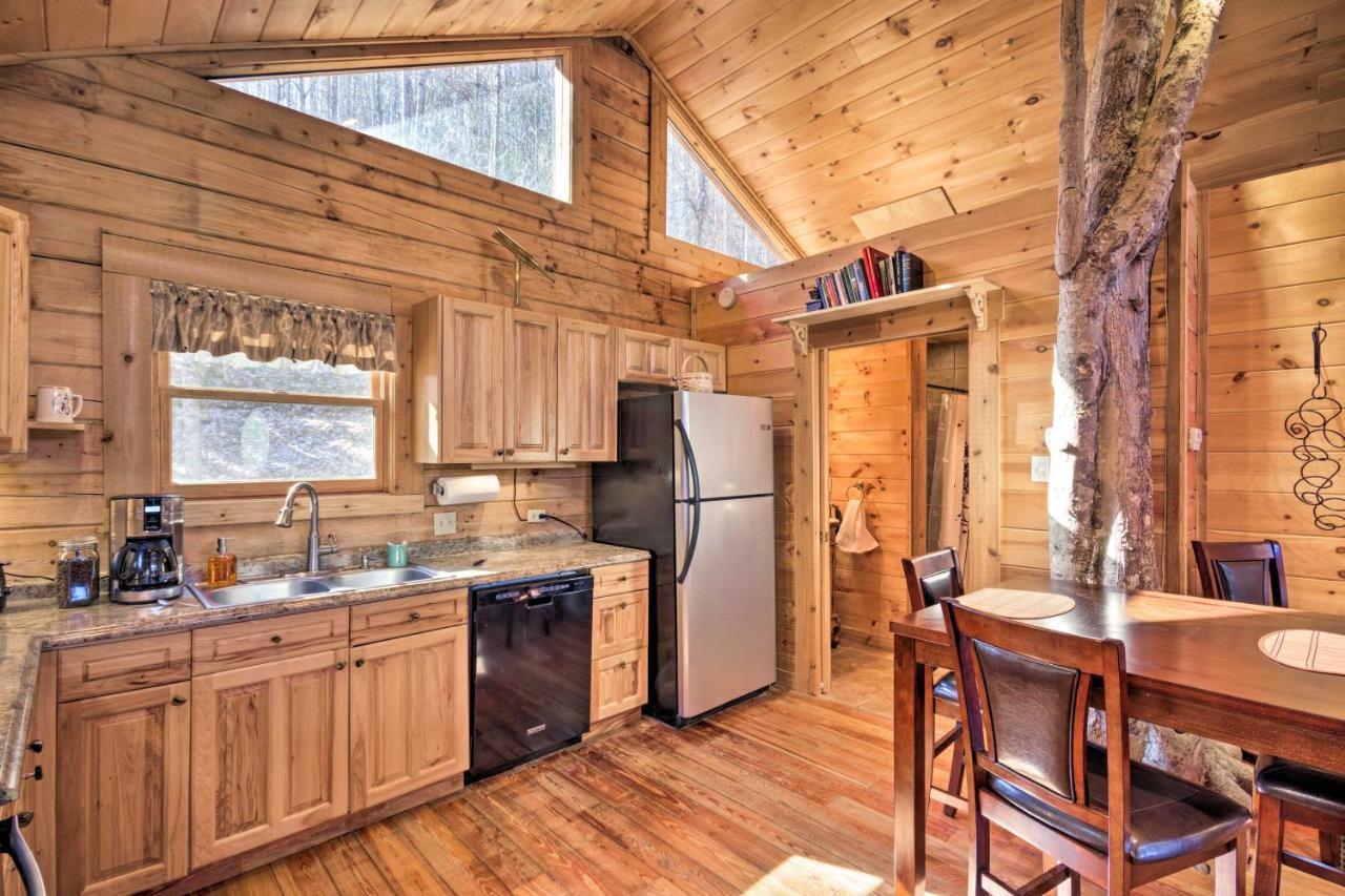 Bryson City Cabin With Wraparound Deck And Hot Tub Dış mekan fotoğraf